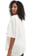 boyfriend fit t-shirt with phi phi islands graphic in cream
