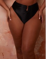 X Natalie Gessey Fuller Bust bikini with gold ring detail
