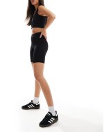 2 pack basic legging shorts in black