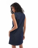 Ray denim mini dress in blue