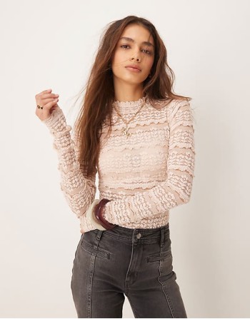 angelina lace bodysuit in neutral