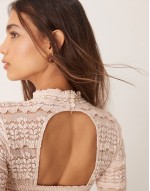 angelina lace bodysuit in neutral